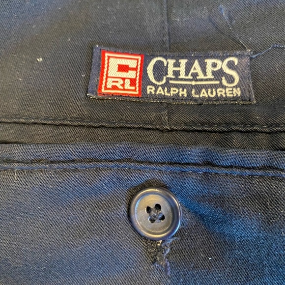 RALF LAUREN Chaps Men's Navy Cotton Pants 36x34 - Picture 4 of 5